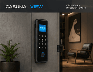 Casuna View — fechadura inteligente Wi-Fi