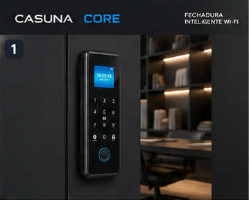 Casuna Core — fechadura inteligente Wi-Fi