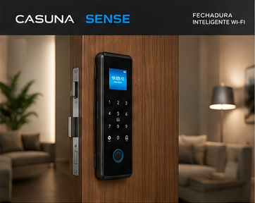 Casuna Sense — fechadura inteligente Wi-Fi